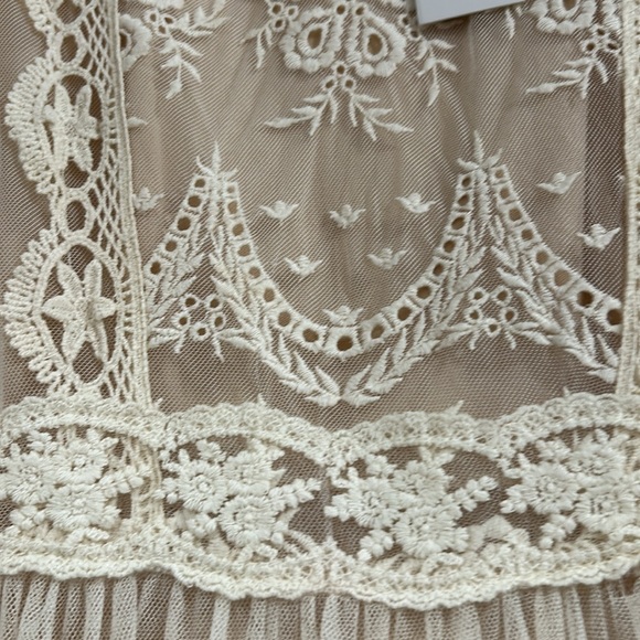 Chickens lace dress nude size M fits a 6 - Picture 9 of 11